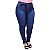 Calça Jeans Latitude Plus Size Clochard Erielma Azul - Imagem 3