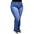 Calça Jeans Uvx Plus Size Flare Ivaldete Azul - Imagem 3