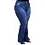 Calça Jeans Xtra Charmy Plus Size Flare Luciellen Azul - Imagem 3