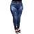Calça Jeans Xtra Charmy Plus Size Cigarrete Meriana Azul - Imagem 3