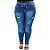 Calça Jeans Latitude Plus Size Skinny Hyanka Azul - Imagem 3