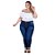 Calça Jeans Latitude Plus Size Skinny Moana Azul - Imagem 6