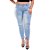 Calça Jeans Latitude Plus Size Skinny Ederlania Azul - Imagem 5