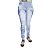 Calça Jeans Feminina Legging Credencial Manchada com Elástico - Imagem 2