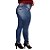Calça Jeans Credencial Plus Size Skinny Aryeda Azul - Imagem 3
