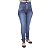 Calça Jeans Feminina Legging Corpete Deerf Azul Levanta Bumbum - Imagem 1