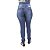 Calça Jeans Feminina Legging Corpete Deerf Azul Levanta Bumbum - Imagem 3