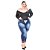Calça Jeans Latitude Plus Size Skinny Rossany Azul - Imagem 1
