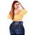 Calça Jeans Latitude Plus Size Cropped Eucenir Azul - Imagem 2