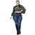Calça Jeans Xtra Charmy Plus Size Skinny Ecila Azul - Imagem 3