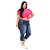 Calça Jeans Credencial Plus Size Cropped Mirleidi Azul - Imagem 3