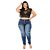 Calça Jeans Credencial Plus Size Skinny Madona Azul - Imagem 1