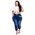 Calça Jeans Xtra Charmy Plus Size Skinny Nelisa Azul - Imagem 1