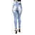 Calça Jeans Feminina Legging Credencial Modelo Corpete Cintura Alta - Imagem 3