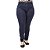 Calça Jeans Feminina Legging Helix Escura Plus Size Hot Pants Cintura Alta - Imagem 2