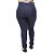 Calça Jeans Feminina Legging Helix Escura Plus Size Hot Pants Cintura Alta - Imagem 1