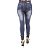 Calça Jeans Feminina Legging Meitrix Escura Com Elástico Levanta Bumbum - Imagem 3