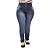 Calça Jeans Feminina Legging Hevox Plus Size Cintura Alta com Elástico - Imagem 1