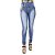 Calça Jeans Legging Feminina S Planeta Azul Levanta Bumbum Cintura Alta - Imagem 3