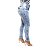 Calça Jeans Feminina Legging Thomix Marmorizada Levanta Bumbum com Elástico - Imagem 3