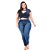 Calça Jeans Helix Plus Size Skinny Janiara Azul - Imagem 1