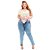 Calça Jeans Latitude Plus Size Skinny Lorem Azul - Imagem 1