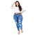 Calça Jeans Cambos Plus Size Clochard Shanaia Azul - Imagem 1