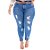 Calça Jeans Cambos Plus Size Clochard Shanaia Azul - Imagem 3