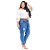 Calça Jeans Cambos Plus Size Clochard Dalvanira Azul - Imagem 3