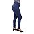 Calça Jeans Feminina Legging Cheris Hot Pants Azul Escura Cintura Alta - Imagem 3