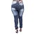Calça Jeans Feminina Legging Helix Escura Plus Size Cintura Alta - Imagem 1