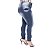 Calça Jeans Feminina Legging Helix Escura Plus Size Cintura Alta - Imagem 3