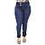 Calça Jeans Feminina Helix Legging Escura Plus Size Cintura Alta - Imagem 2