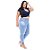 Calça Jeans Latitude Plus Size Skinny Noracia Azul - Imagem 5