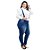 Calça Jeans Credencial Plus Size Skinny Cleidionice Azul - Imagem 3