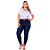 Calça Jeans Latitude Plus Size Skinny Nildilene Azul - Imagem 1