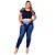 Calça Jeans Latitude Plus Size Skinny Adele Azul - Imagem 1