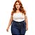 Calça Jeans Latitude Plus Size Clochard Wilda Azul - Imagem 4