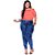 Calça Jeans Latitude Plus Size Skinny Glairy Azul - Imagem 1