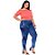 Calça Jeans Latitude Plus Size Skinny Glairy Azul - Imagem 3