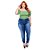 Calça Jeans Credencial Plus Size Skinny Glaice Azul - Imagem 2