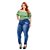 Calça Jeans Credencial Plus Size Skinny Glaice Azul - Imagem 3