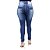 Calça Jeans Feminina Legging Deerf Escura Hot Pants com Cintura Alta - Imagem 3