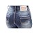 Calça Jeans Feminina Legging Deerf Escura Hot Pants com Cintura Alta - Imagem 4