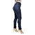 Calça Jeans Feminina S Planeta Hot Pant Escura com Cintura Alta - Imagem 3