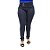 Calça Jeans Legging Feminina Helix Escura Plus Size Cintura Alta - Imagem 1