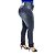 Calça Jeans Feminina Legging Hevox Escura Plus Size Cintura Alta com Elástico - Imagem 3