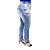 Calça Jeans Feminina Legging Hevox Marmorizada Plus Size Cintura Alta com Elástico - Imagem 3