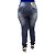 Calça Jeans Feminina Legging Thomix Escura Plus Size Cintura Alta - Imagem 3