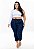 Calça Jeans Xtra Charmy Plus Size Jogger Layde Azul - Imagem 1